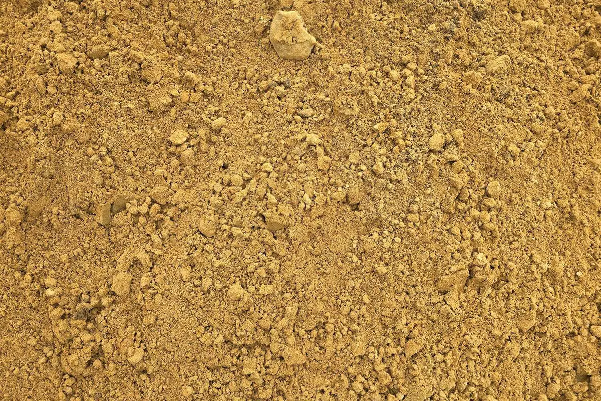 Sable jaune utilisé pour la création de stabilisé